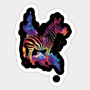 Zebra Watering Holes Sticker